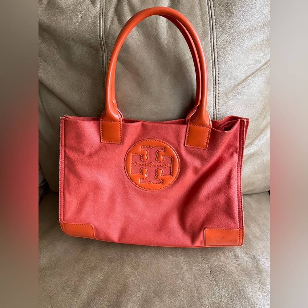 Tory Burch Ella tote-poppy orange